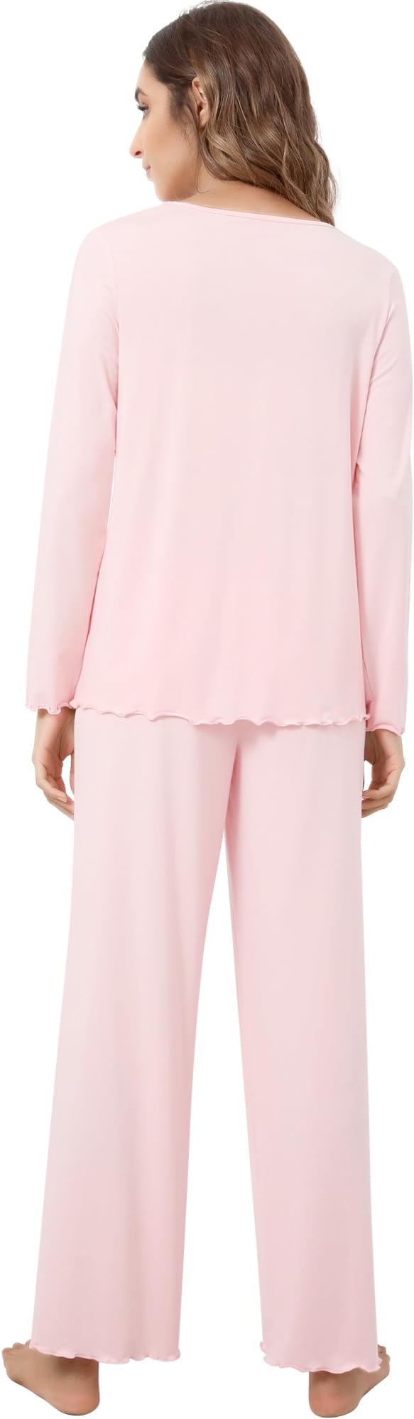 Women's Bamboo Pants Pajama Set - Long Sleeve - 2 Piece