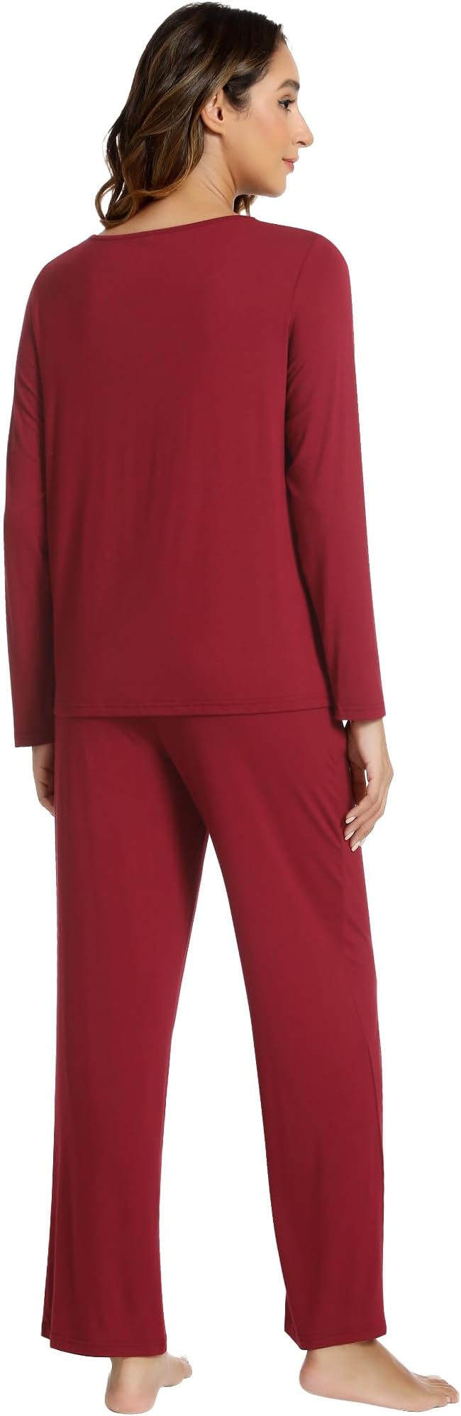 Women's Bamboo Pants Pajama Set - Long Sleeve - 2 Piece