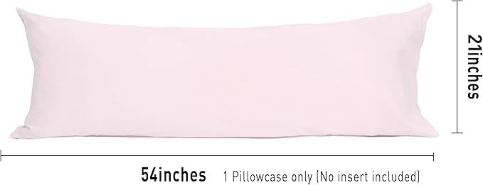 100% Cotton Pillowcase - 21 x 54 in
