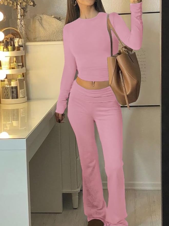 Women's Pants Pajama Set - Long Sleeve - 2 Piece