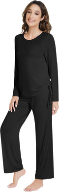 Women's Bamboo Pants Pajama Set - Long Sleeve - 2 Piece