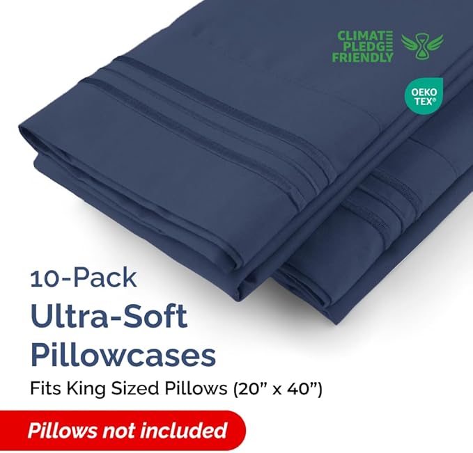 Pillowcase Set - King - 10 Piece