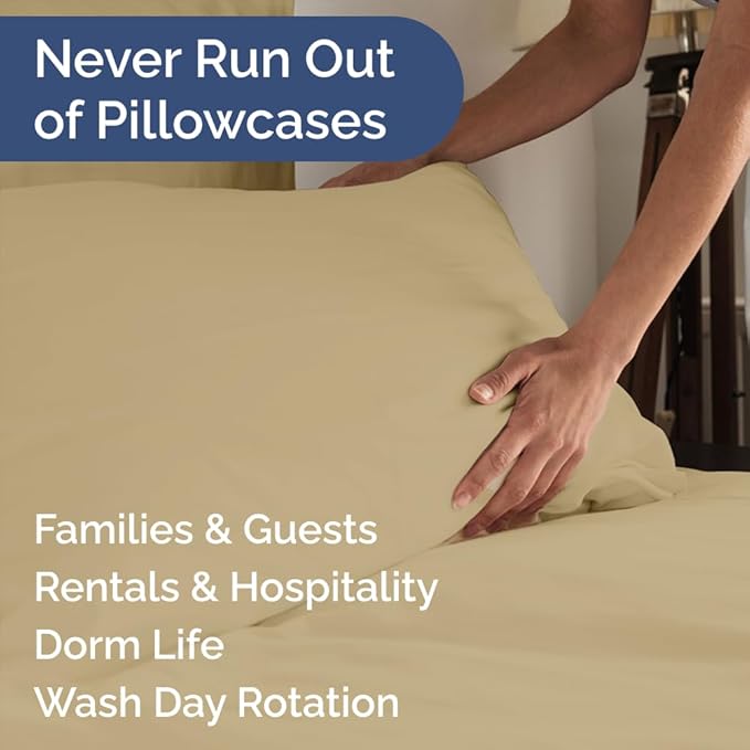 Pillowcase Set - Queen - 8 Piece