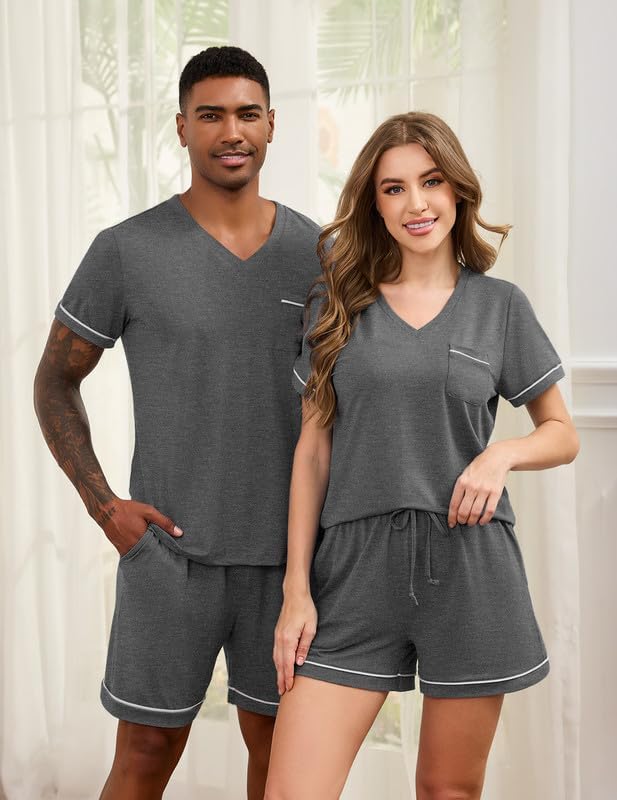 Shorts Pajama Set - Short Sleeve - 2 Piece