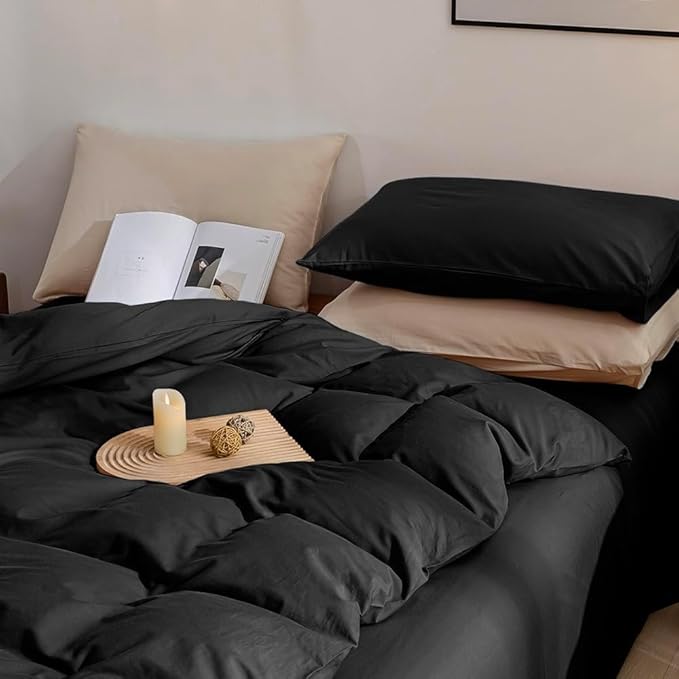 Linen Duvet Cover Set - Twin - 2 Piece