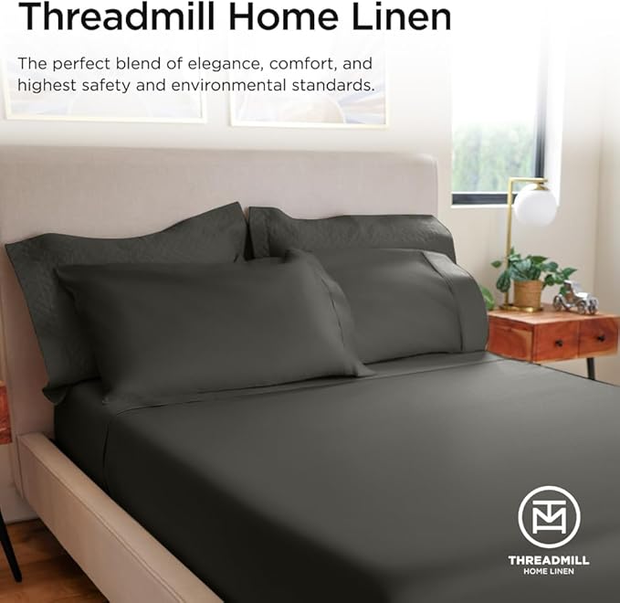 100% Cotton Bed Sheet Set - Twin - 15 in Deep Pocket - 3 Piece