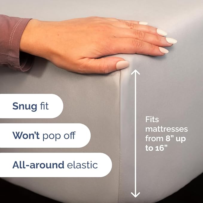 Cooling Bed Sheet Set - Full - 4 Piece