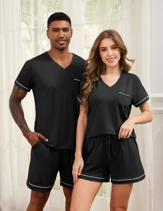 Shorts Pajama Set - Short Sleeve - 2 Piece