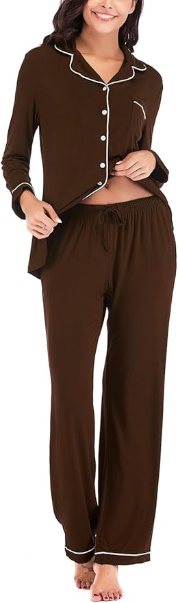 Women's Pajama Set - Long Sleeve - 2 Piece