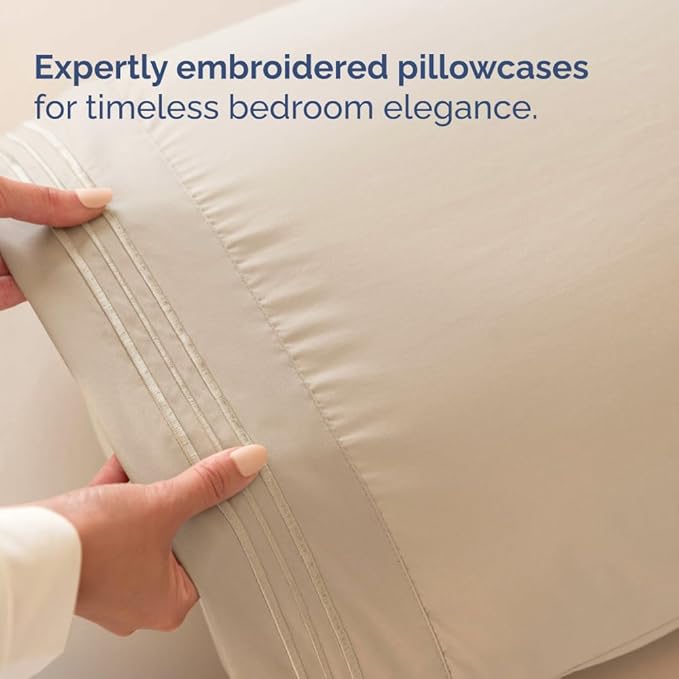 Cooling Bed Sheet Set - King - 4 Piece