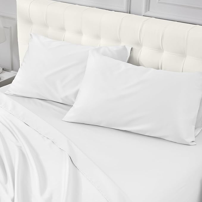 100% Cotton Bed Sheet Set - King - 4 Piece