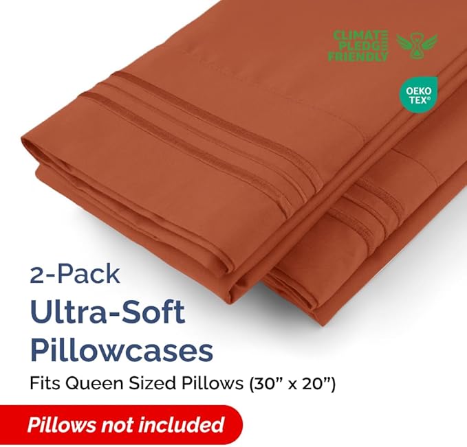 Pillowcase Set - Queen - 2 Piece