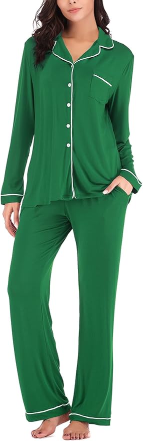 Women's Pajama Set - Long Sleeve - 2 Piece