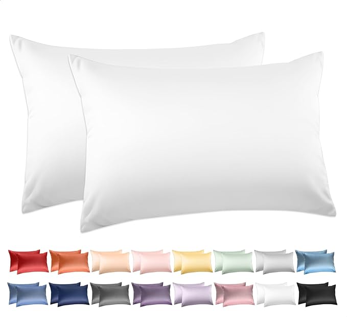 100% Cotton Pillowcase Set - Queen - 20 x 30 in - 2 Piece