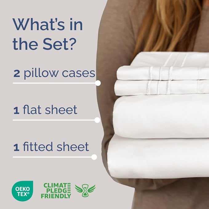 Cooling Bed Sheet Set - Full - 4 Piece