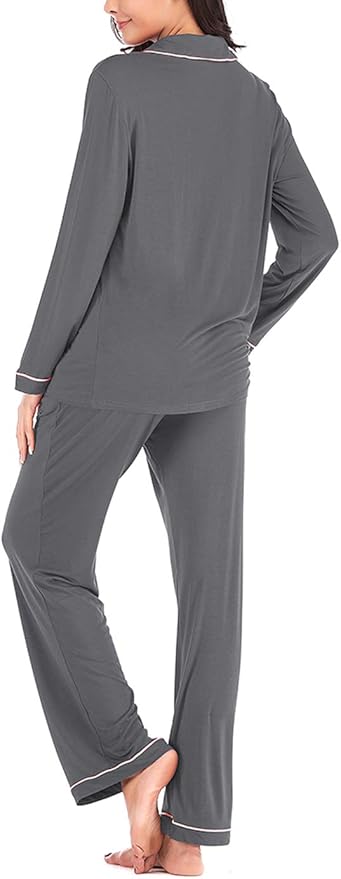 Women's Pajama Set - Long Sleeve - 2 Piece