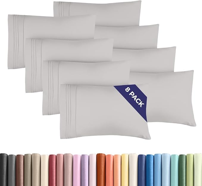 Pillowcase Set - Queen - 8 Piece
