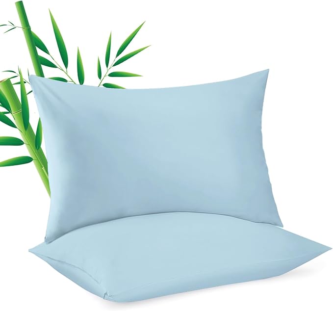Bamboo Cooling Pillowcase Set - Queen - 2 Pack - 2 Piece