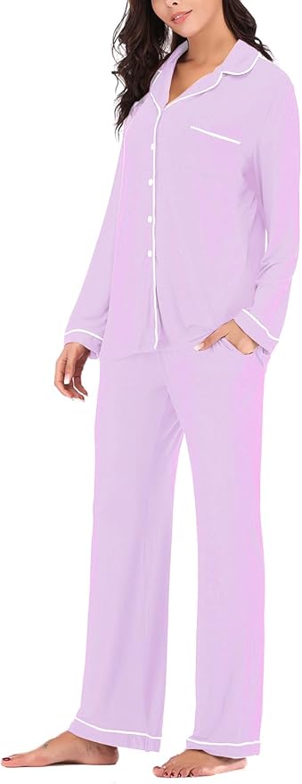 Women's Pajama Set - Long Sleeve - 2 Piece