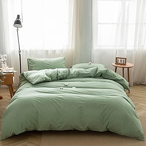 Linen Duvet Cover Set - Twin