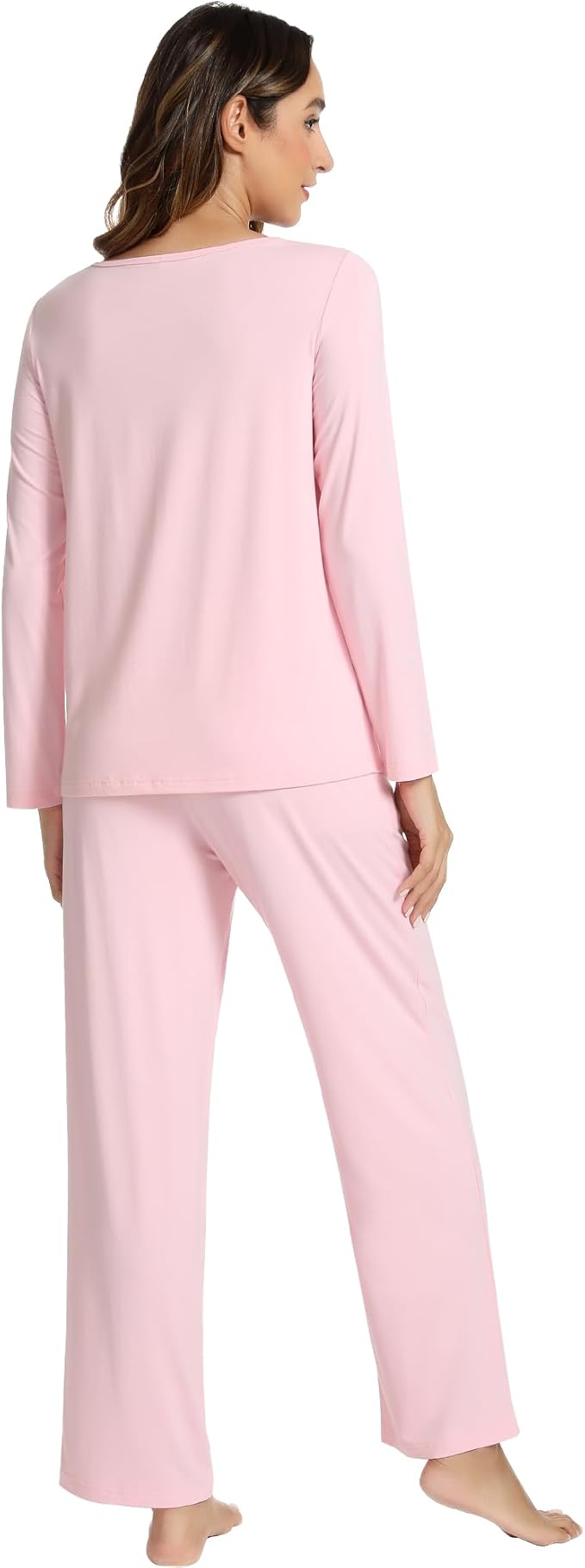 Women's Bamboo Pants Pajama Set - Long Sleeve - 2 Piece