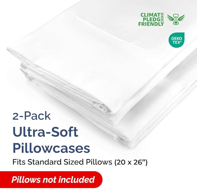 Pillowcase Set - Standard - 2 Pack - 2 Piece