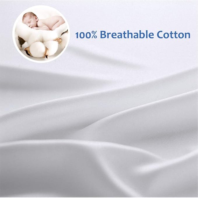 100% Cotton Pillowcase Set - Queen - 2 Piece
