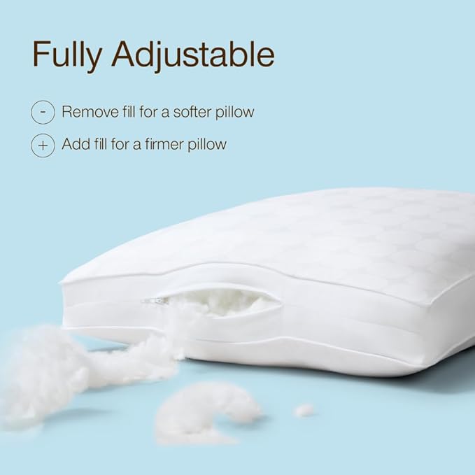 Down Alternative Cooling Bed Pillow - King - 2 Piece