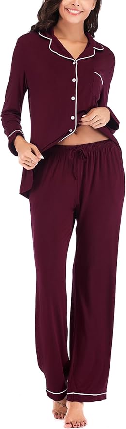 Women's Pajama Set - Long Sleeve - 2 Piece