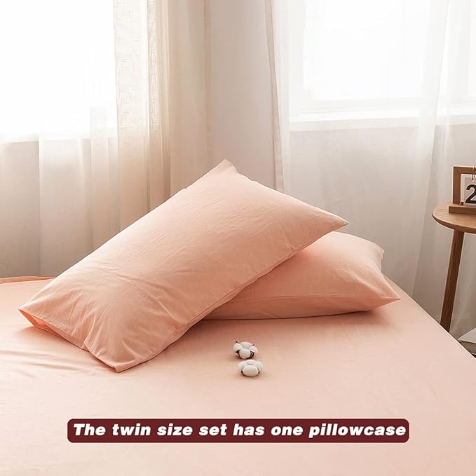 Linen Duvet Cover Set - Twin