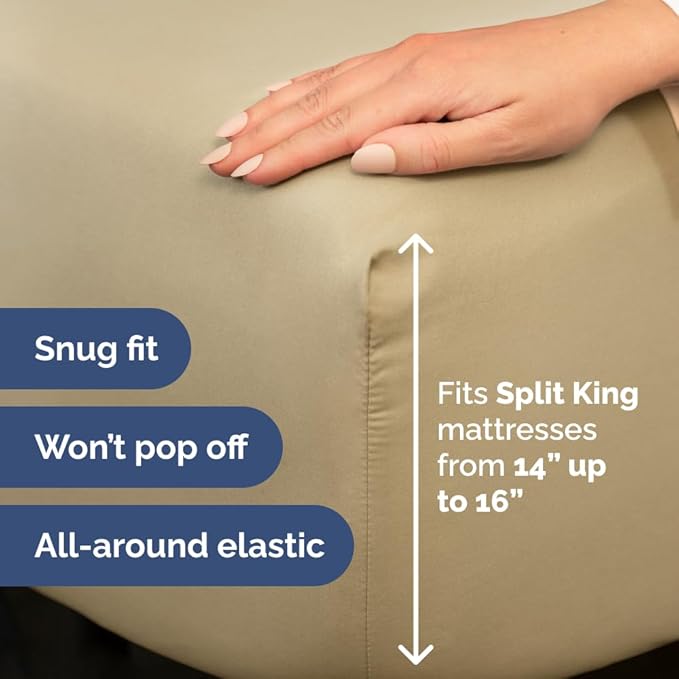 Cooling Bed Sheet Set - King - 4 Piece