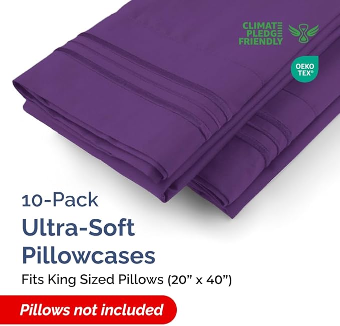 Pillowcase Set - King - 10 Piece