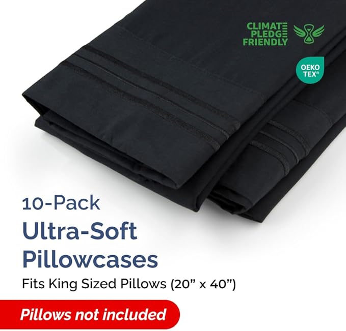 Pillowcase Set - King - 10 Piece