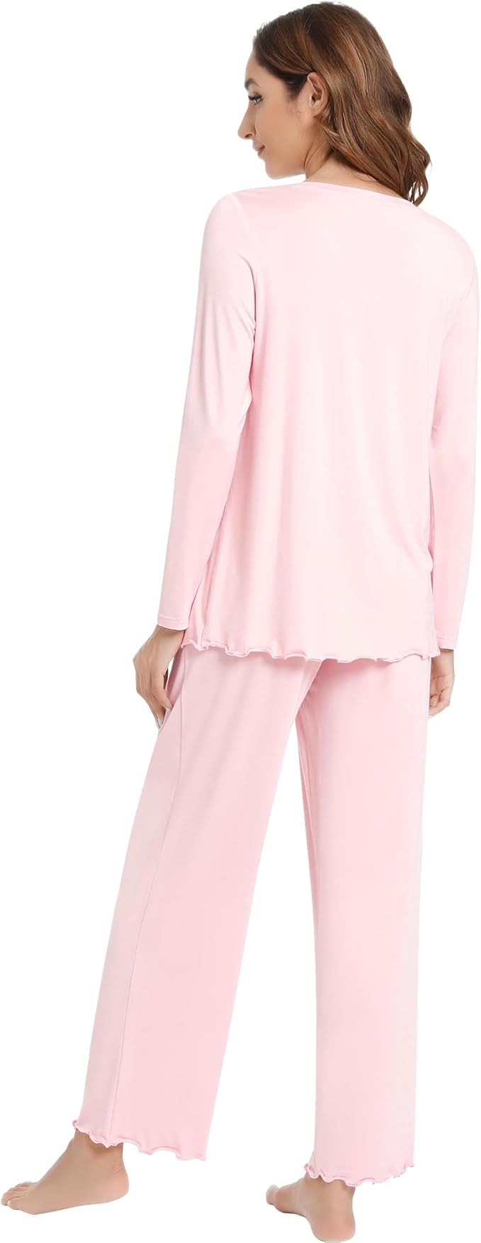 Women's Bamboo Pants Pajama Set - Long Sleeve - 2 Piece