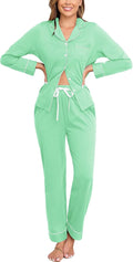 Women's 100% Cotton Pajama Set - Long Sleeve - 2 Piece