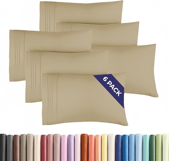 Pillowcase Set - King - 6 Piece