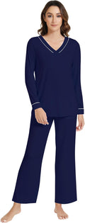 Women's Bamboo Pants Pajama Set - Long Sleeve - 2 Piece