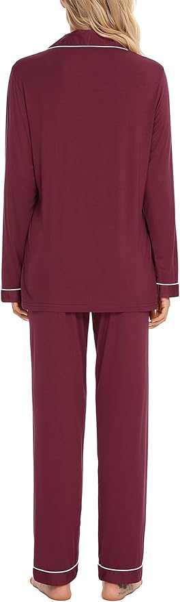 Women's Pajama Set - Long Sleeve - 2 Piece