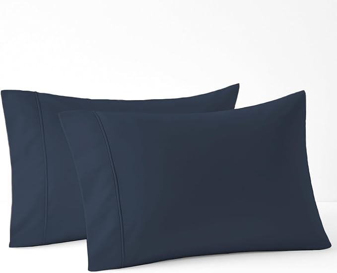 100% Cotton Pillowcase Set - King - 2 Piece