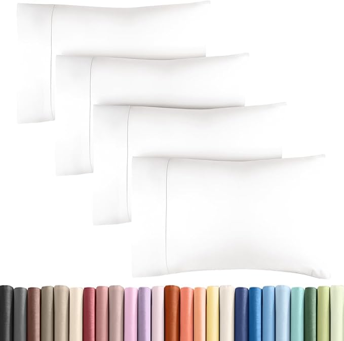 Pillowcase Set - King - 4 Pack - 4 Piece