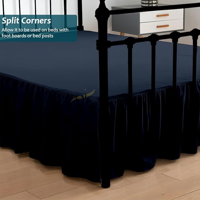 Linen Bed Skirt - Queen