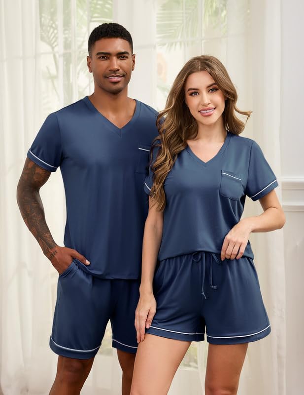 Shorts Pajama Set - Short Sleeve - 2 Piece
