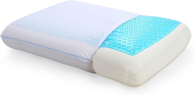 Memory Foam Cooling Bed Pillow - Standard