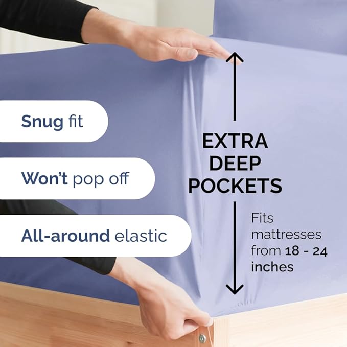 Cooling Bed Sheet Set - King - 6 Piece
