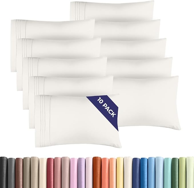 Pillowcase Set - King - 10 Piece