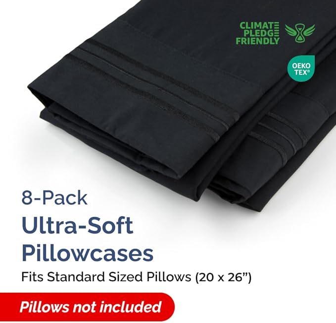 Pillowcase Set - Standard - 8 Piece