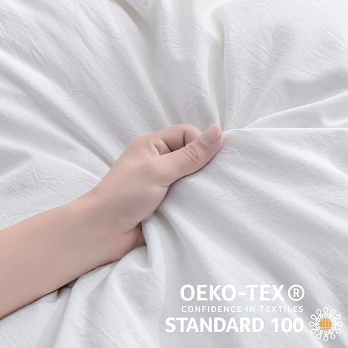 Linen Duvet Cover Set - King - 3 Piece
