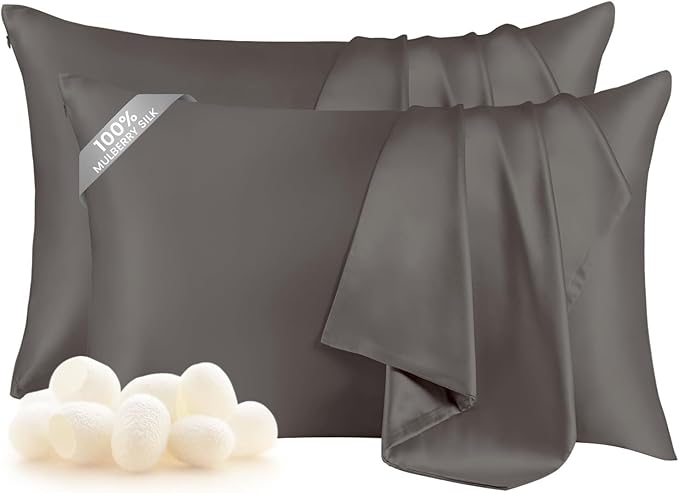 Mulberry Silk Pillowcase Set - King - 2 Piece