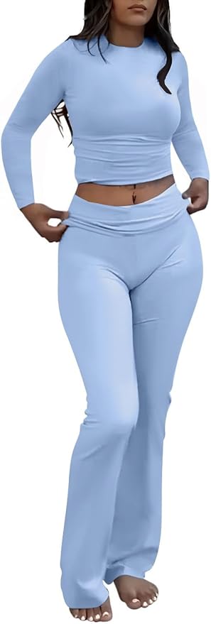 Women's Pants Pajama Set - Long Sleeve - 2 Piece