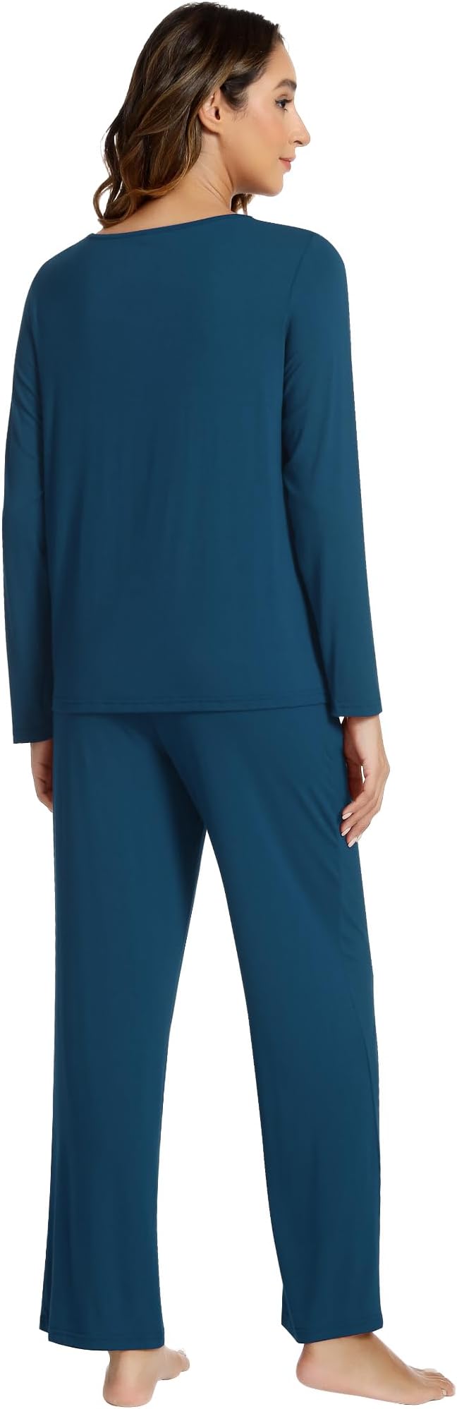 Women's Bamboo Pants Pajama Set - Long Sleeve - 2 Piece